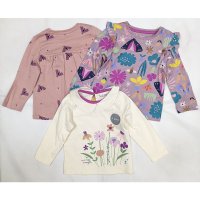 NX607: Girls 3 Pack Floral Tops  (1-6 Years)